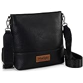 Wrangler Crossbody Purses for Women Two Tone Crossbody Bags Women Purses and Handbags