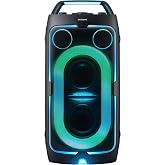 Samsung Sound Tower ST50F Portable Party Speaker w/Built-in Battery, Bluetooth ConnectivityUp to 18 Hours Battery Life, Telescopic Handle &amp; Wheels, IPX4 Splash Resistant, Microphone &amp; Guitar Inputs