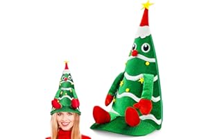 DANCELF Christmas Hat,Gnome Hat, Strange Dr.Seuss Hats,Holiday Duck Cap for Xmas New Year Festive Party Supplies