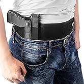 Belly Band Holster for Concealed Carry, IWB Gun Holsters for Men Women, Most Comfortable Waistband Handgun Carry with Magazine Pouch, One Holster Fits Most Pistols & Revolvers, BONUS Movable Mag Pouch