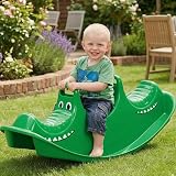 Dantoy 3 Person Rocker Seesaw Green Crocodile Plastic Denmark 1-5 Years view 2