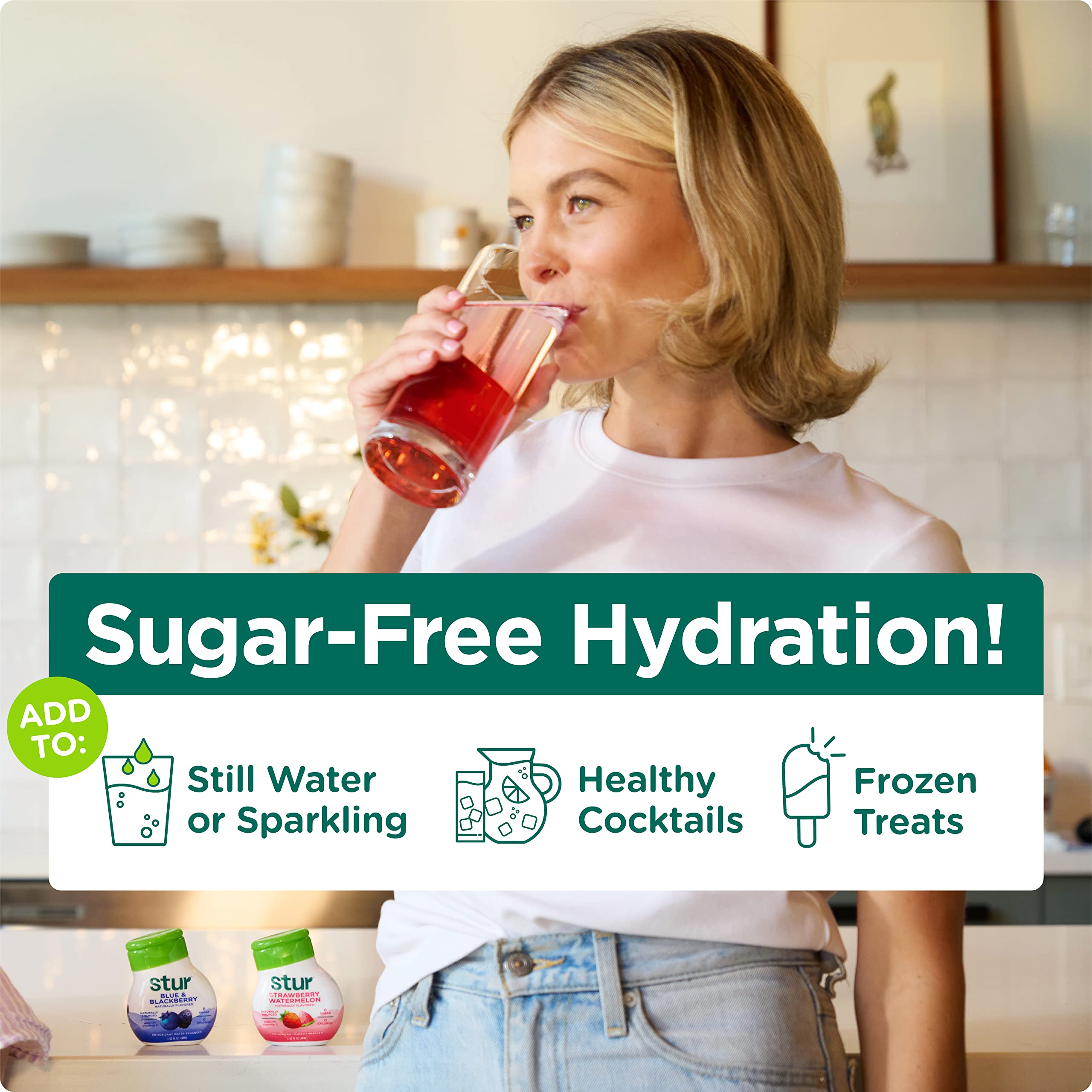 Stur Liquid Water Enhancer Tropical Punch Naturally Sweetened High in Vitamin C