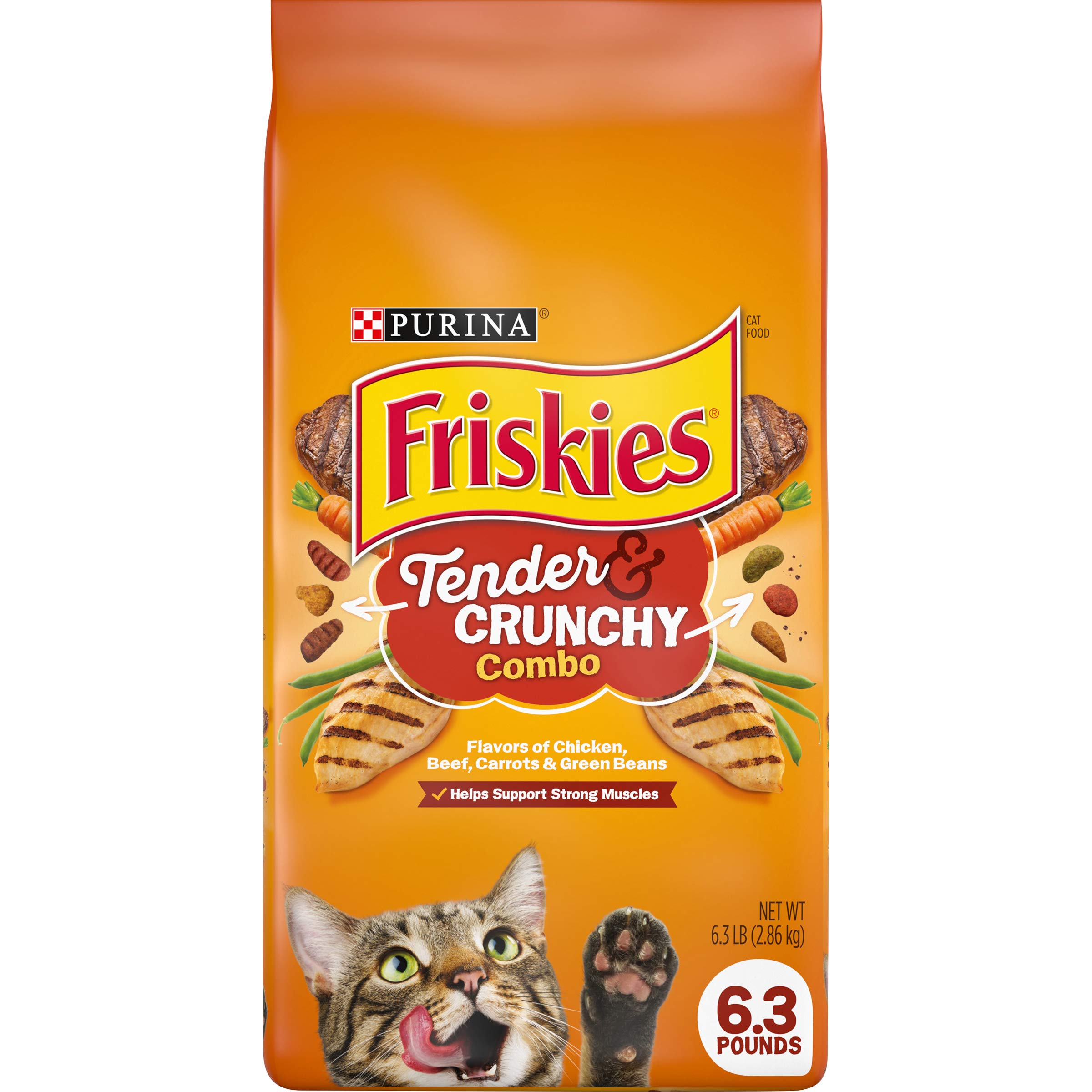 Purina Friskies Tender & Crunchy Combo Adult Dry Cat Food