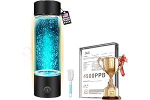 2026 New Hydrogen Water Bottle-Hydrogen Concentration up to 4500 PPB【SGS-Certified Hydrogen Generator】 2026 SPE/PEM Technolog