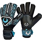 Renegade GK Triton Goalie Gloves with Microbe-Guard (Sizes 5-11, 3 Styles, Level 2) Pro-Tek Fingersaves & Durable 3.5+3MM Super Grip