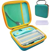 HarborCase Storage Case for 3Doodler Start+ Essentials 3D Pen, 2-in-1 EVA Organizer with Removable PP Box for 230 Plastic Filament Refills (Only Case) (Green)