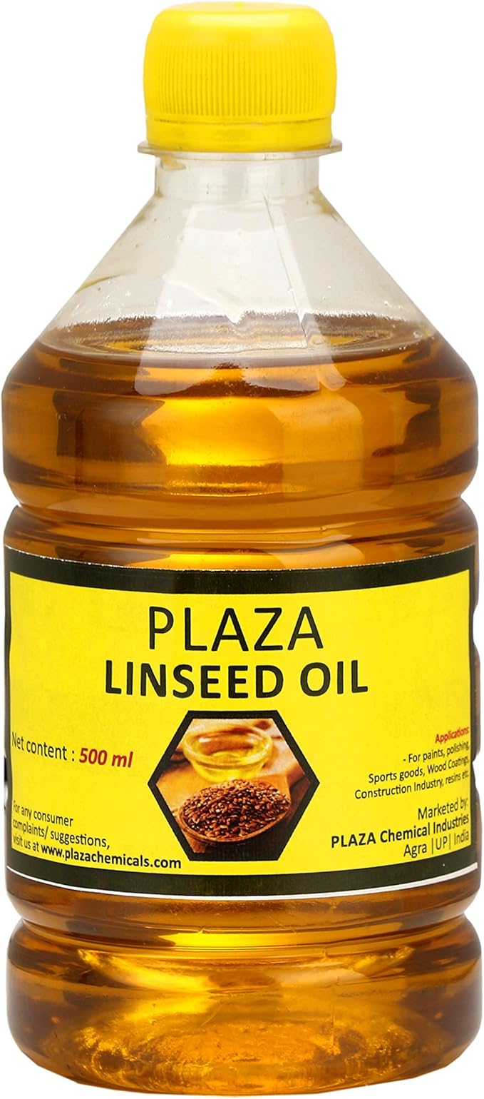Linseed Oil Pure 500 ml Pack (Bat Oil) by PLAZA Used for