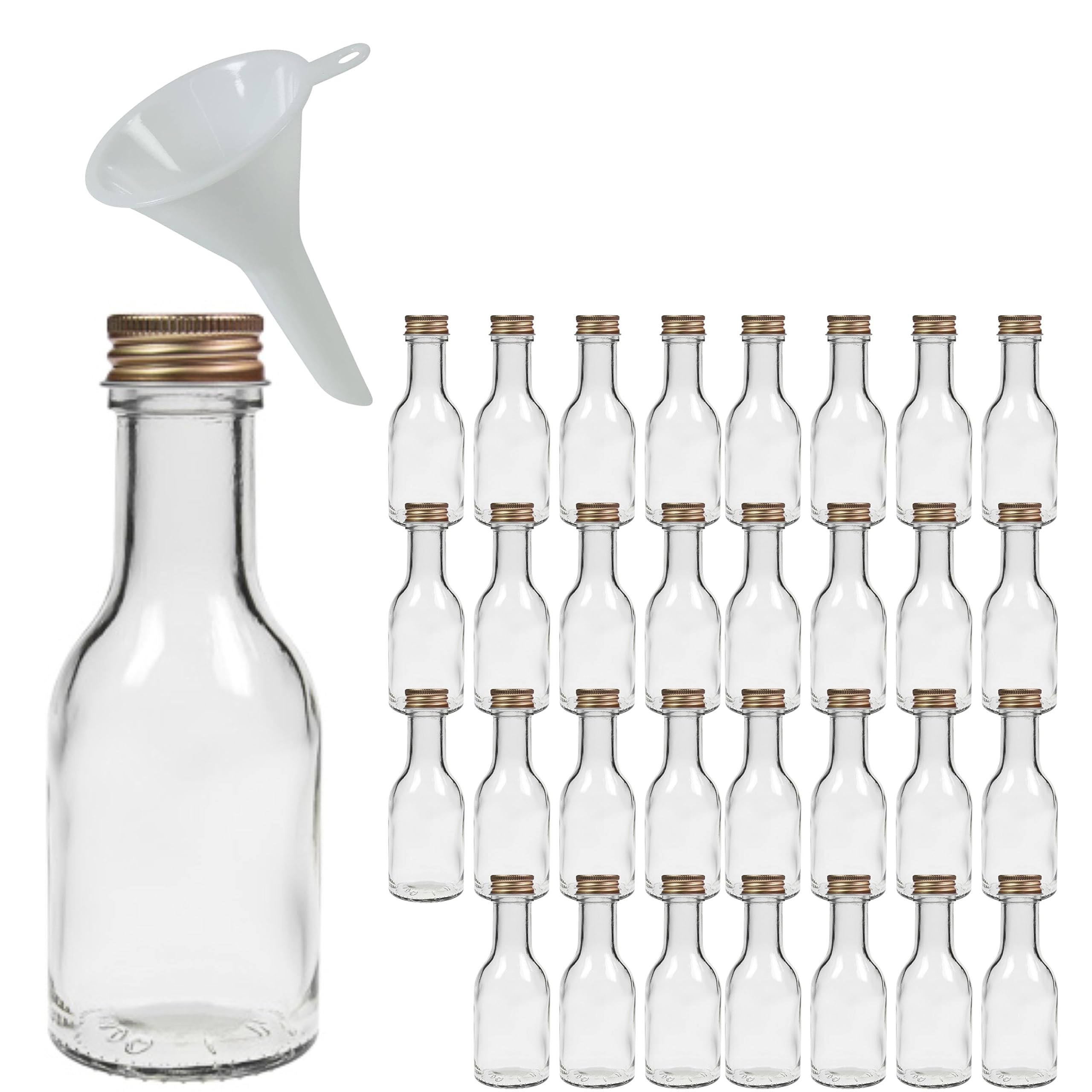Viva Haushaltswaren Glass Bottles, White