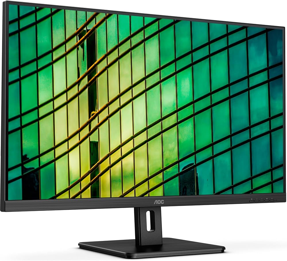 AOC U32E2N 32 Inch 4K UHD Monitor 60Hz VA 4ms FlickerFree LowBlue Speakers Black