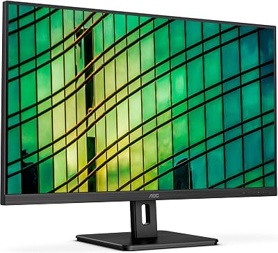 AOC U32E2N 32 Inch 4K UHD Monitor 60Hz VA 4ms FlickerFree LowBlue Speakers Black