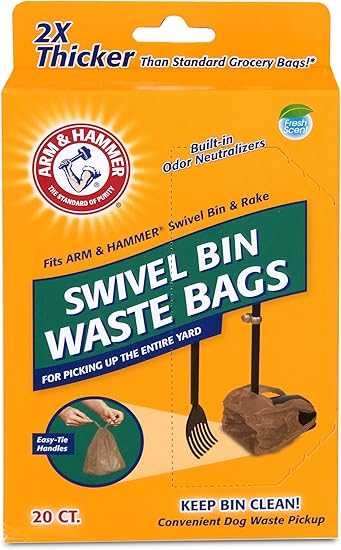 arm and hammer swivel bin waste bags