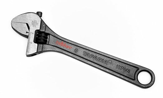 Edox Taparia 1170-06PF Steel Adjustable Sly Slide Wrench Spanners Phosphate Finish (155mm)