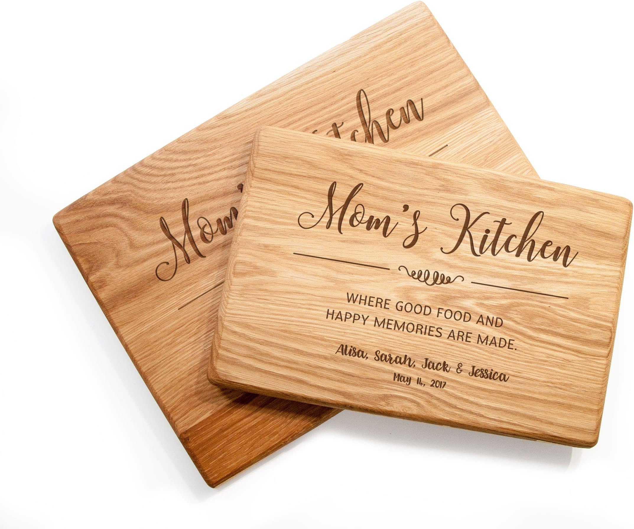 Mothers Day Gift Mom's Kitchen Gift Christmas Gift for Mom from Daughter Personalized Cutting Board Custom Cutting Board Mother's Day Gift Mom Birthday Gift Mom Kitchen Décor Wooden Chopping Board