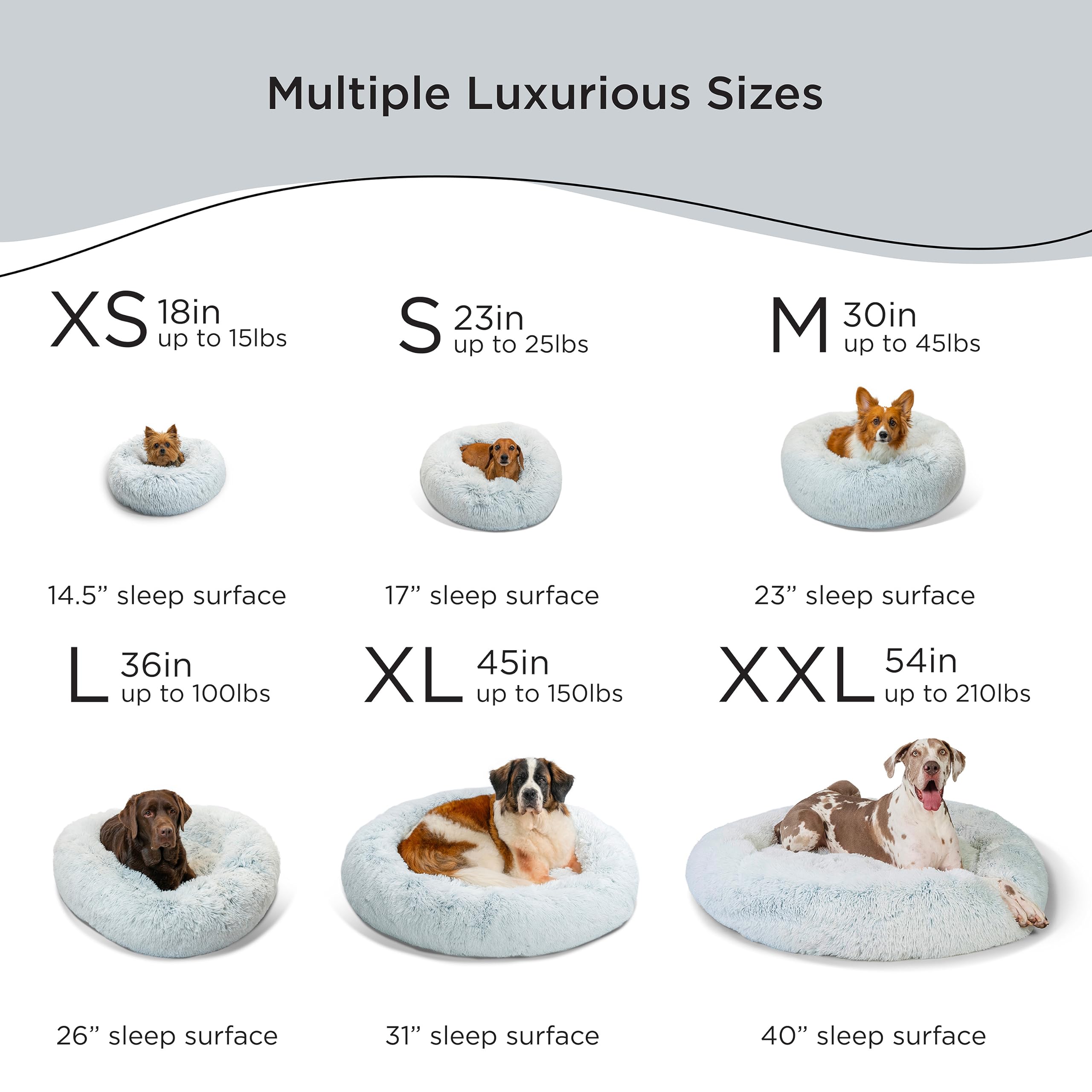 Best Friends by Sheri The Original Calming Donut Cat and Dog Bed in