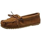 Minnetonka Shoes Womens Kilty Hardsole Moccasin 7 W Brown 402
