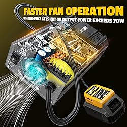 2PCS 300W Battery Charger Compatible with