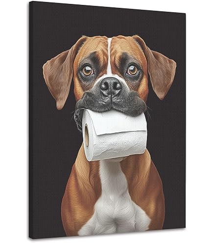 Targa In Metallo Vintage 'I Am Your Friend' Con Cane Boxer - Decorazione Da Parete 30,5x20,3 Cm Per Interni/Esterni - 2