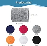 Youkly 12 PCS Sweat Bands Colourful Absorbent Wristbands 8x8 cm StyleA view 4