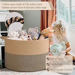 INDRESSME 115L Extra Large Blanket Basket, Woven
