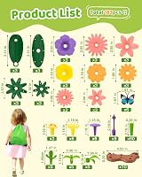 Funsland Flower Garden Building Toys 183 PCS STEM Educational Set view 6