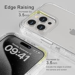 Follaroma for iPhone 15 Pro Max Case, Heavy Duty