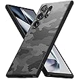 Ringke Onyx [Feels Good in The Hand] Compatible with Samsung Galaxy S24 Ultra Case 5G, Anti-Fingerprint Technology Prevents Oily Smudges Non-Slip Enhanced Grip Precise Cutouts for Camera - Camo Black
