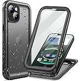 Cozycase for iPhone 15 Case Waterproof - 360 Heavy Duty with Screen/Camera Protector Shockproof IP68 Underwater Dustproof Water Dust Shock Proof Double Full Body/Front and Back 15 Protective Case Slim