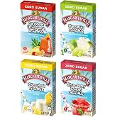 SINGLES TO GO! Margaritaville Drink Mix Variety Pack - 4 Flavors, 4 Boxes | Pina Colada, Strawberry Daiquiri, Margarita and Caribbean Fruit Punch - Non-Alcoholic Drink Mix - Just Add Water
