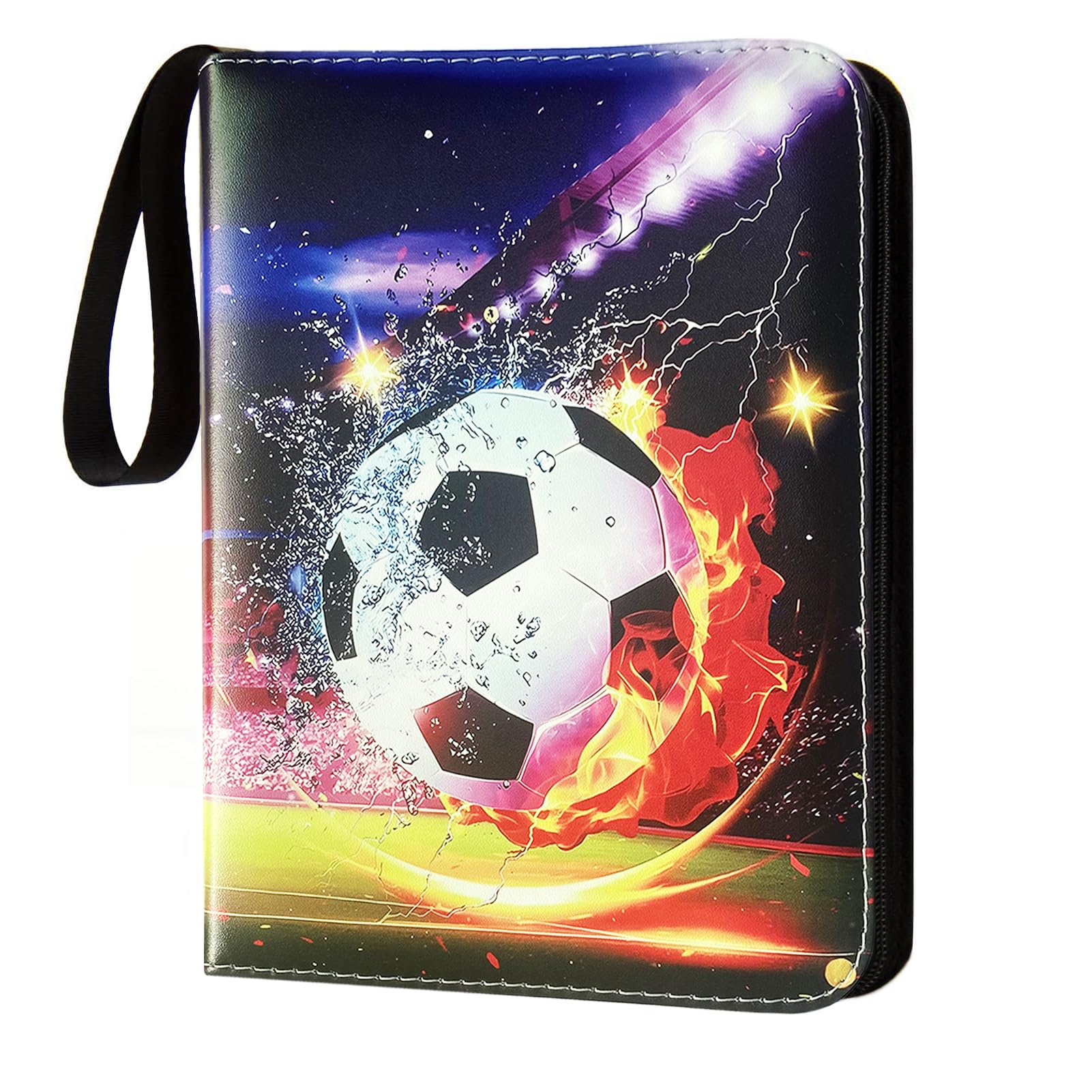 Card Binder 400 Pockets Trading Cards Extra Large 4 Pockets Trading Card Albums with sleeve Cards holder Collection Binder (Blue) — image 1