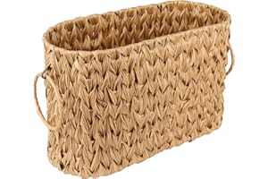 ACHETER Bathroom Toilet Paper Roll Storage Basket, Bathroom Paper Storage, Toilet Paper Basket for 6 Mega Rolls, Toilet Paper Holder with Storage, Wicker Basket for Bathroom Accessories(Nature)
