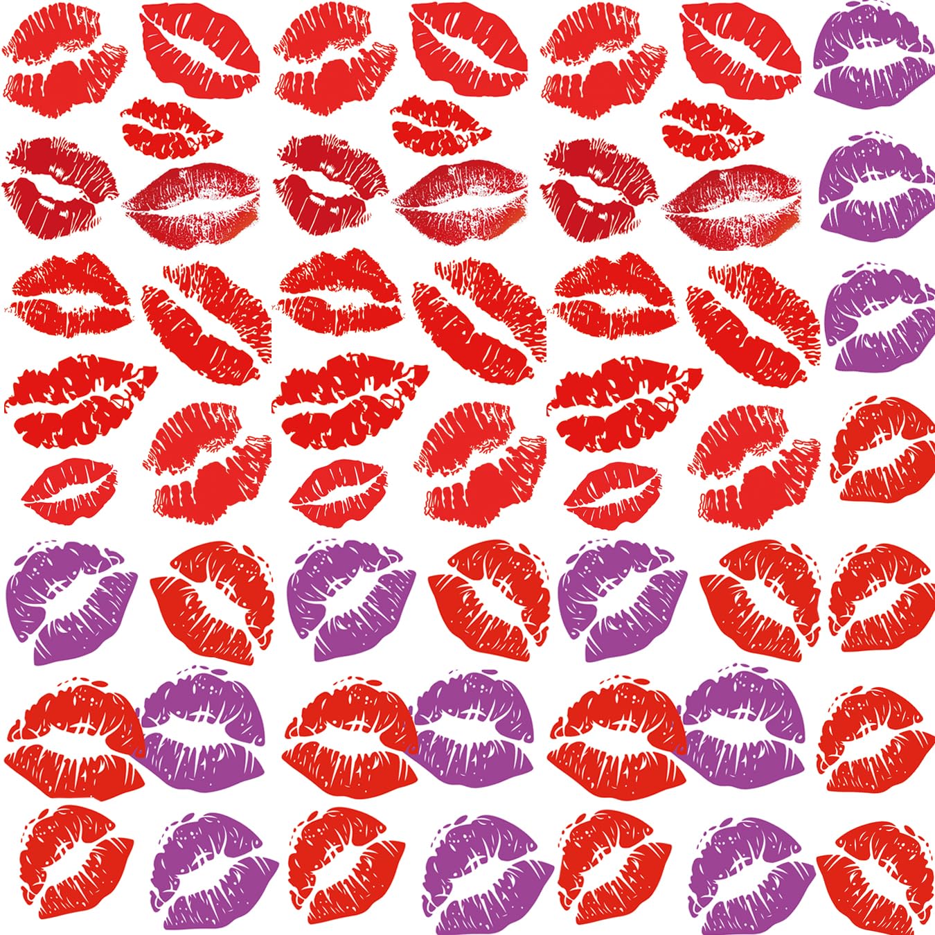 Photo 1 of ***2 PACKS INCLUDED***6-Sheet Fake Halloween Lip Print Face Temporary Tattoo Stickers for Adults Men Women Girls Kids Halloween Parties Makeup***2 PACKS INCLUDED***