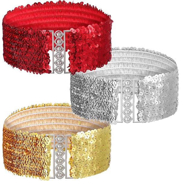 Georgia Armani wide sequin belt Giorgio Armani Rhinestone-Buckle Belt In Black - 46% Off  main image 4
