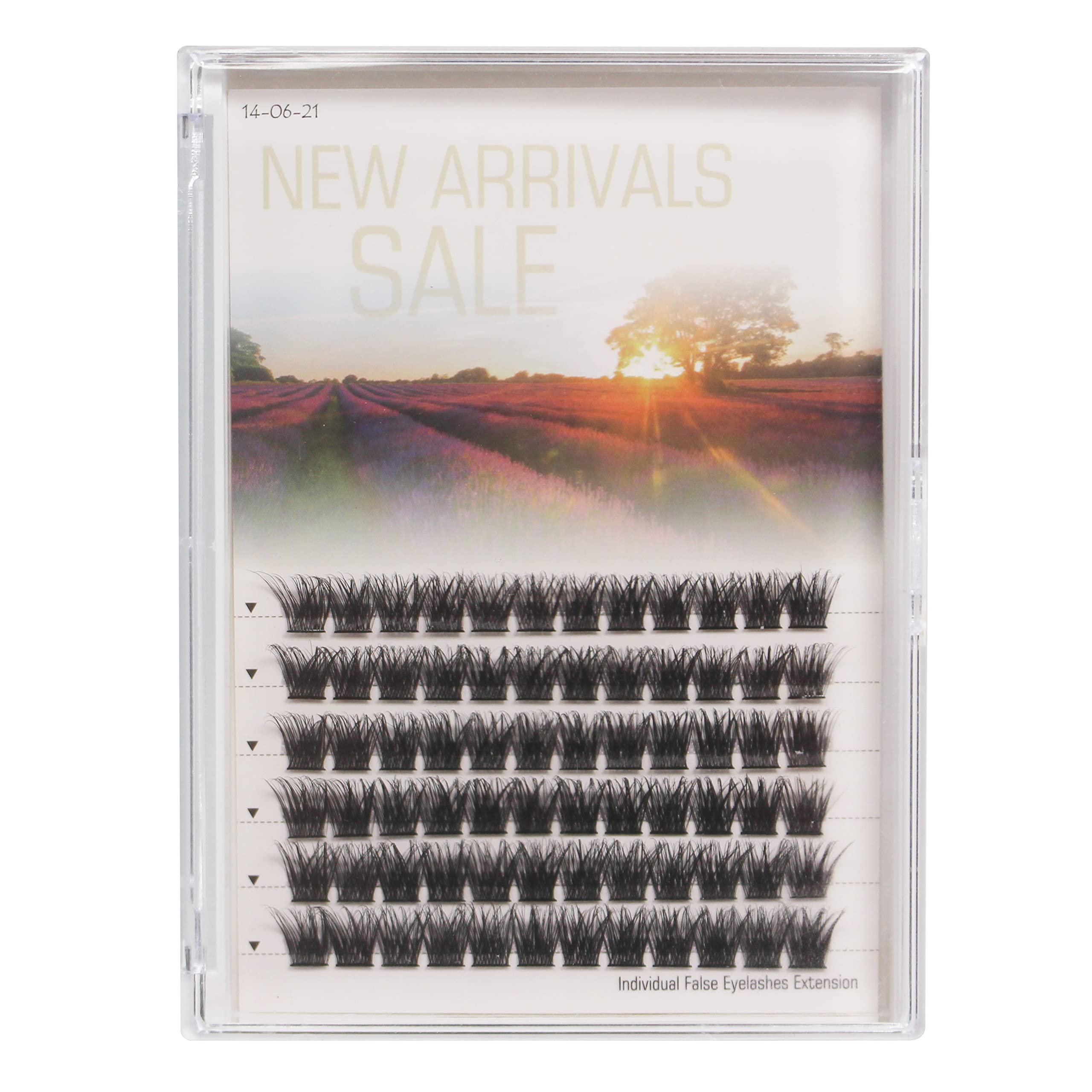 Photo 1 of ?Vayator False Eyelashes 8-20mm To Choose D Curl Extension Reusable Eyelashes Fluffy Wispy Lightweight Natural False Eyelashes Thick Individual grafting false lash (C#-18mm)