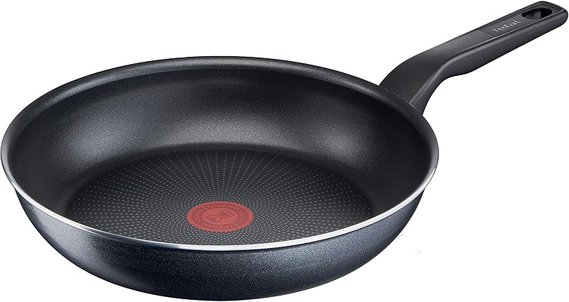Tefal C38506 XL Force Bratpfanne 28 cm | Antihaftversiegelung | widerstandsfähig | robust | Thermo-Signal | Diffusion Base Pfannenboden | extragroße Form | stabiler Griff | Schwarz
