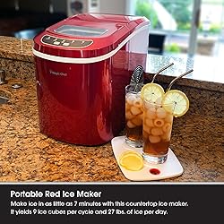 Magic Chef Countertop Ice Maker - Mini Portable Ice