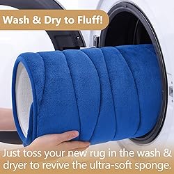 Buganda Memory Foam Bathroom Rug Mat 59x20, Extra