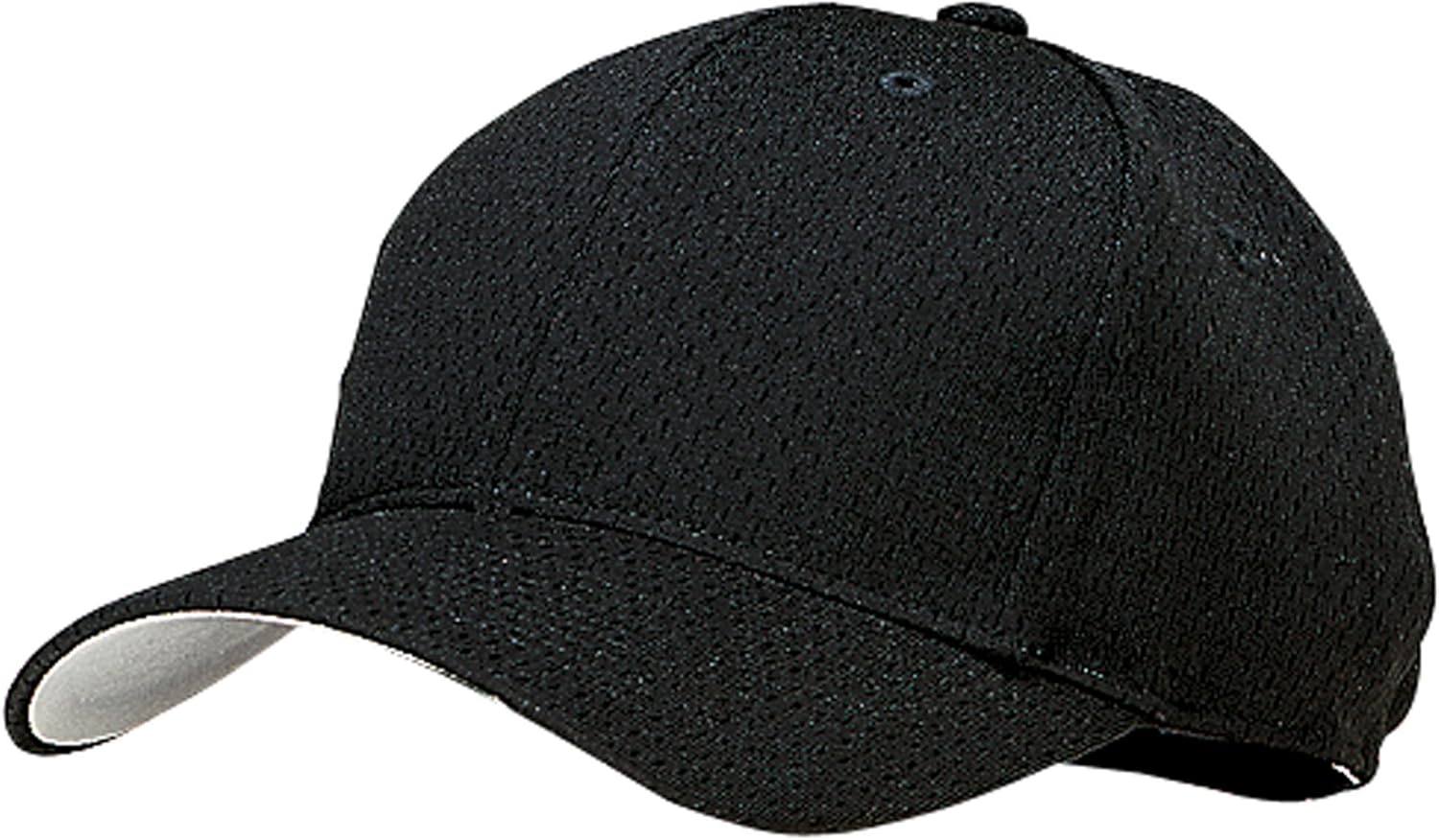 Joe's USA Youth ProStyle Mesh Baseball Caps Black Clothing