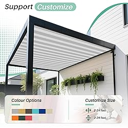 SunnyRoyal 22'x26' Sun Shade Sail Straight Edge