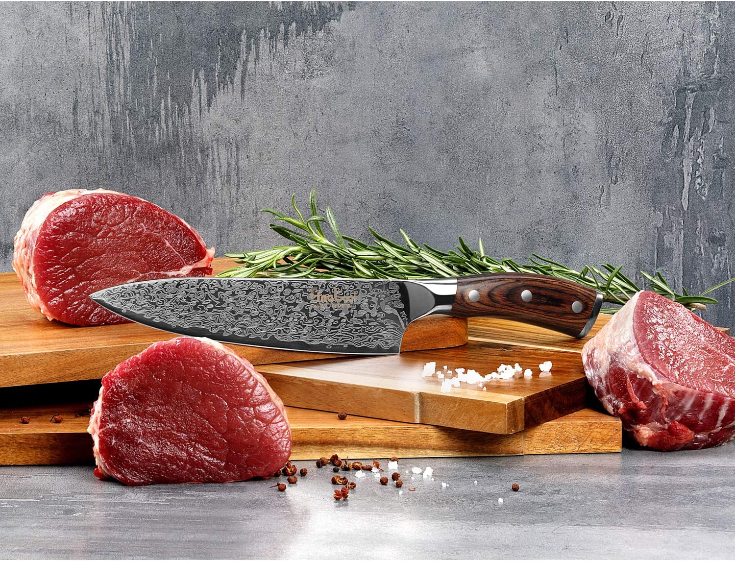 Kitchen Knife, 8 inch Professional Chef’s Knives German 7Cr17