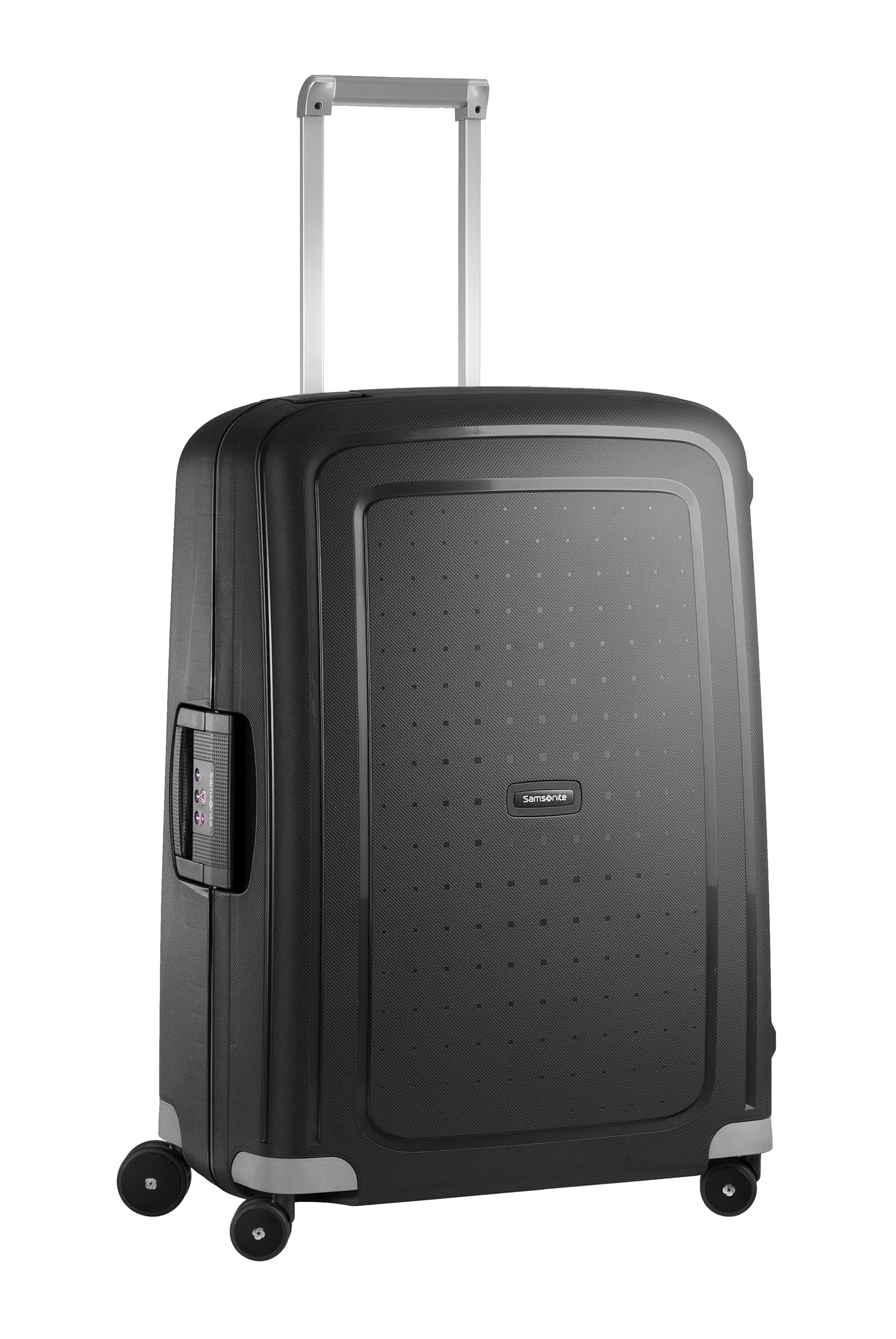Samsonite S'Cure - Spinner M Suitcase, M (69 cm), 79 L, Black (Black)