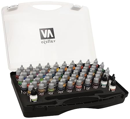 Game Color Box Set (72 colours + 3 brushes + carry case) - VAL72172
