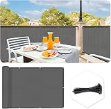KAHEIGN 0.9x5m Balcony Privacy Screen 200g HDPE 95% UV Block Patio Fence Cover view 8