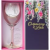 Pavilion - Amazing Friend - 19 oz Stemmed Wine Glass Bestie Best Friend BFF