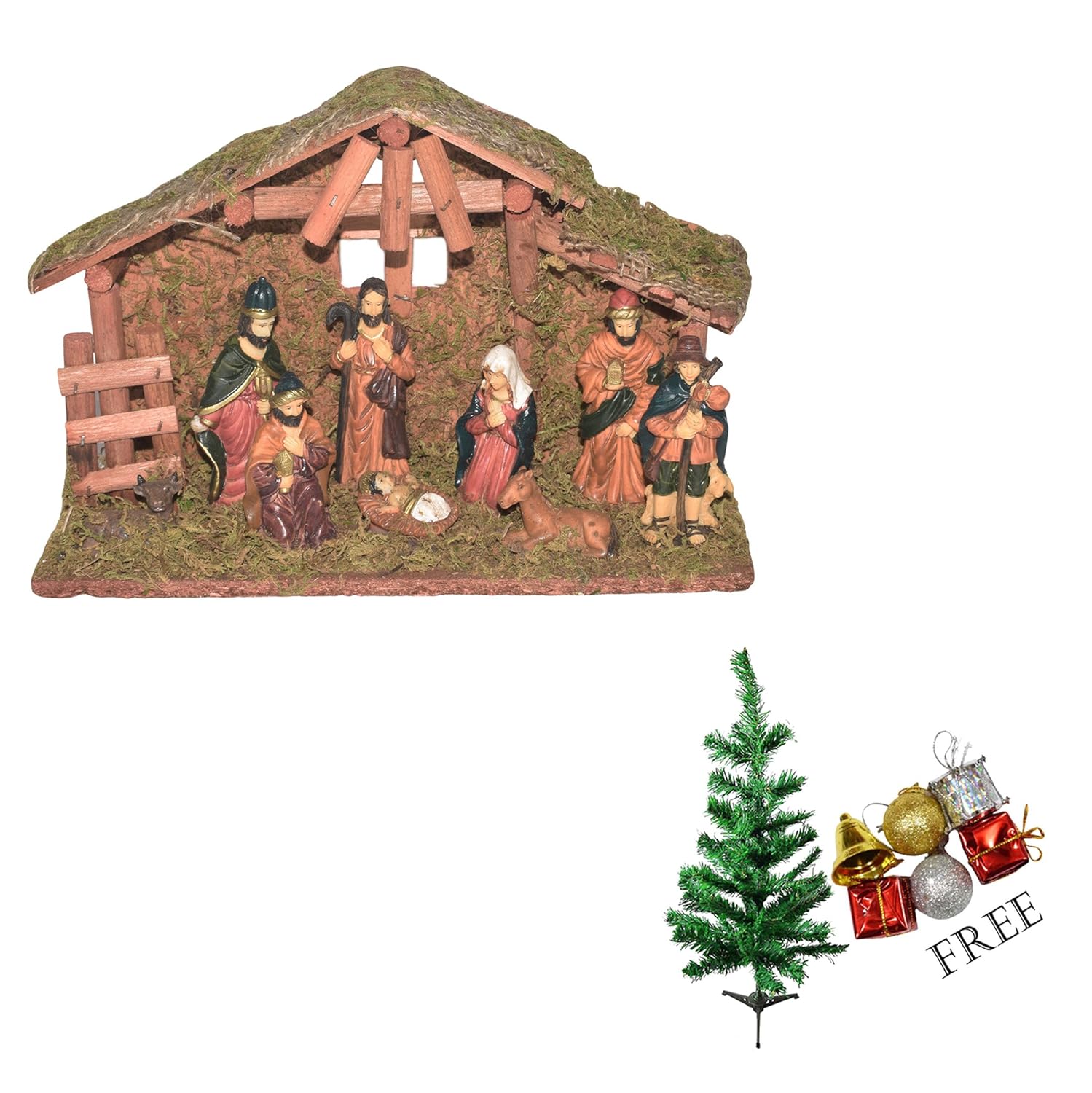 Asian Hobby Crafts Three Kings Gifts Real Life Nativity Set 9