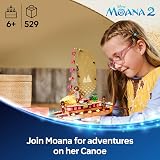 LEGO Disney Moana’s Adventure Canoe 43270 Buildable Boat with Textile Sail 4 view 2
