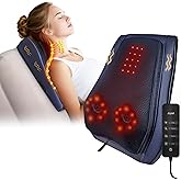 Joyset Back Massager for Back Pain Deep Tissue, Shiatsu Lower Back Neck Massager with Heat, 3D Kneading Massage Pillow for Neck Shoulder Legs, Gifts for Mom, Dad, Women