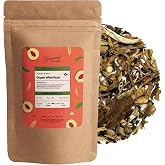 Heavenly Tea Leaves Organic White Peach, Loose Leaf White Tea, 4 Oz | Approximately 50 Cups, Naturally Caffeinated, Great Hot or Iced, White &amp; Green Tea with Peach Flavor and Ginger