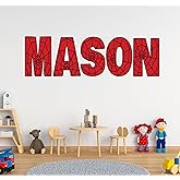 Personalized Spider Name Wall Decal - Custom Superhero Theme Sticker for Kids Bedroom & Nursery Peel & Stick - Removable Vinyl Wall Art Superhero Decals - Spider Sticker (Wide 10"x3" Height)