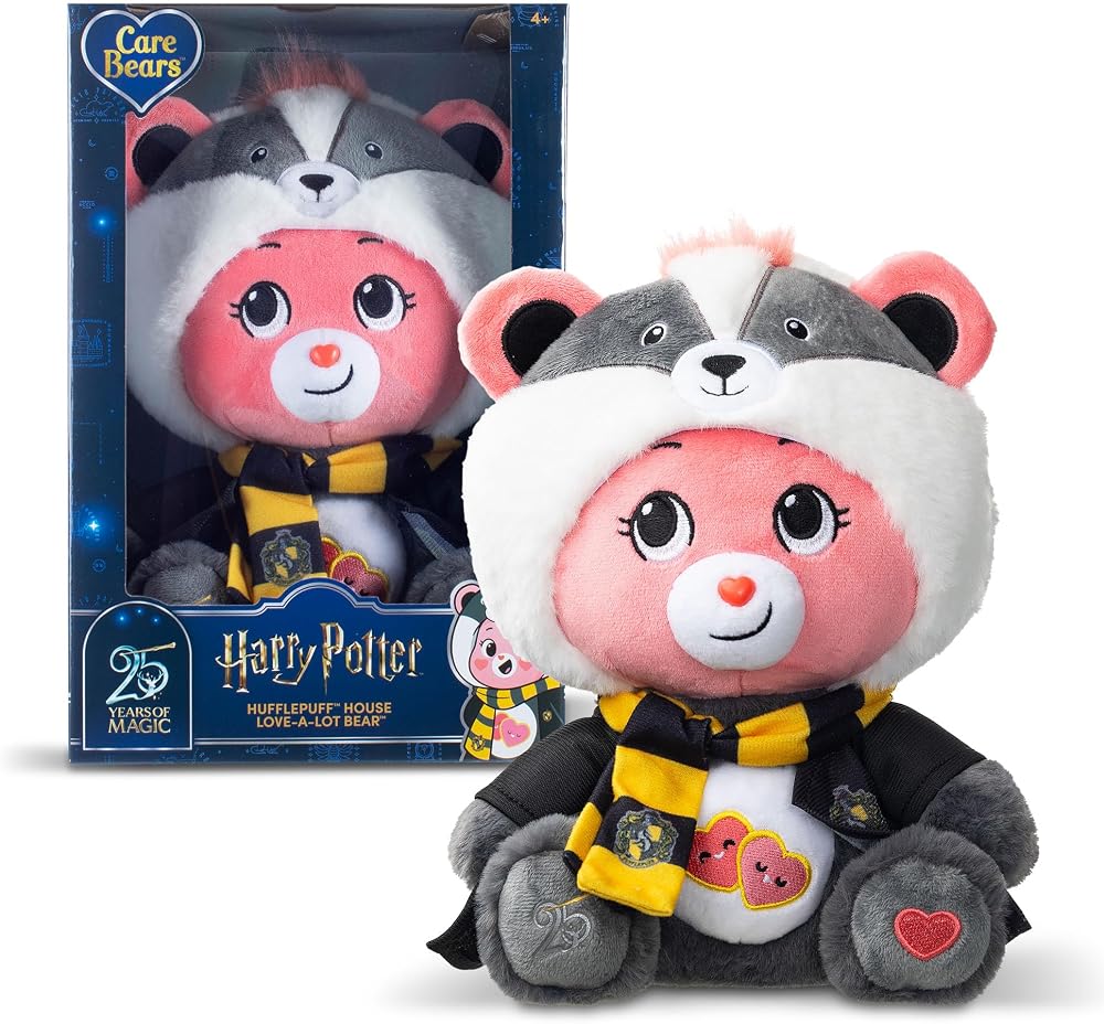 Care Bears x Harry Potter Hufflepuff Love-A-Lot Bear 30cm Plush
