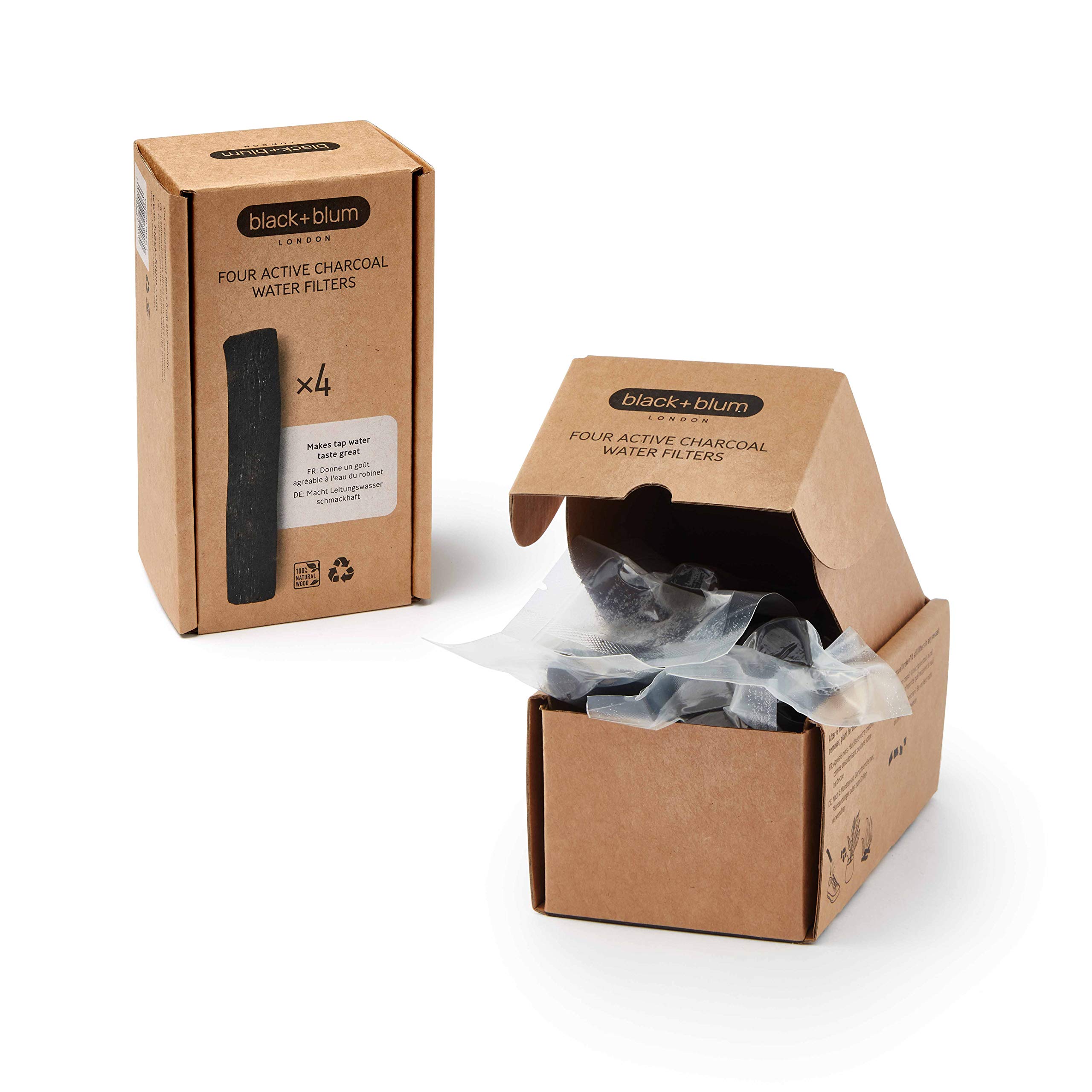 Black+Blum Charcoal Water Filter Sticks Charcoal Filter Hydration Old